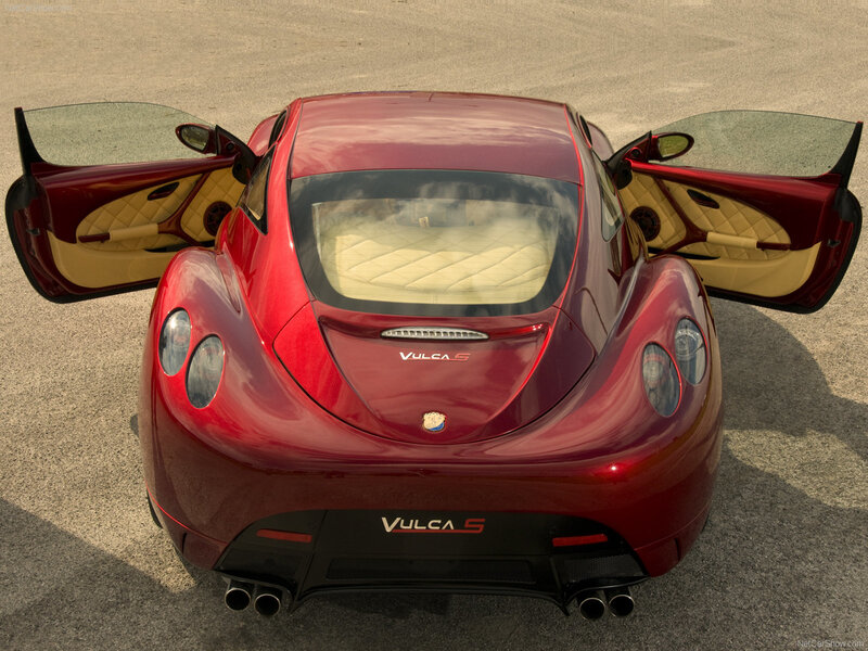 Red Sports Car — Dramatic, Afternoon, Photograph, Car Doors, Quilted Interior