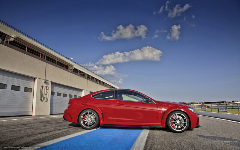 Red Sports Car — Dramatic, Afternoon, Photograph, Garage Building