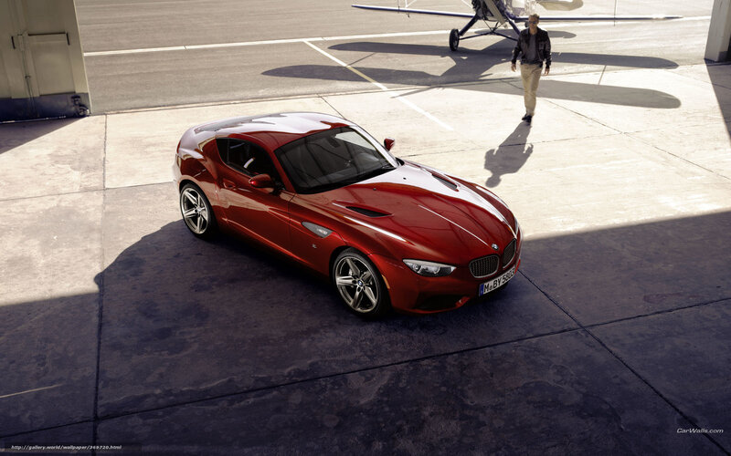 Red Sports Car — Dramatic, Afternoon, Photograph, Man, Airplane