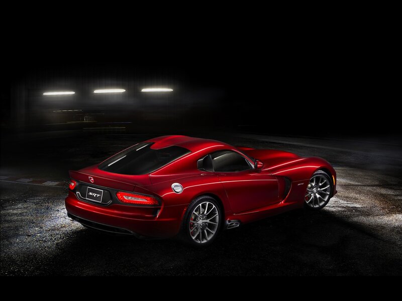 Red Sports Car — Dramatic, Asphalt