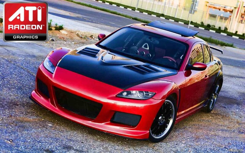 Red Sports Car — Dramatic, Daytime