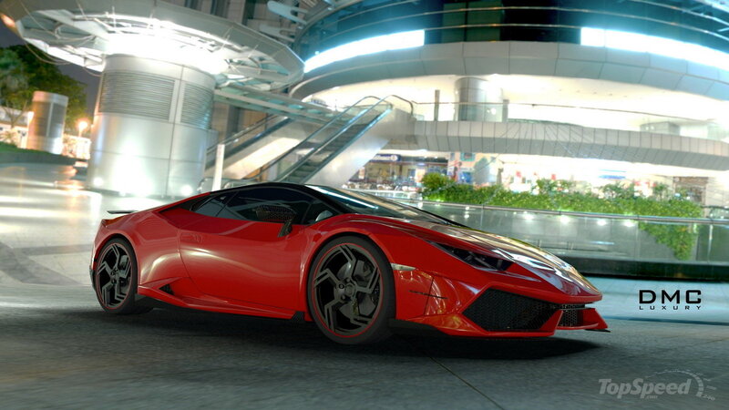 Red Sports Car — Dramatic, Night, 3d Render, Building, Escalator