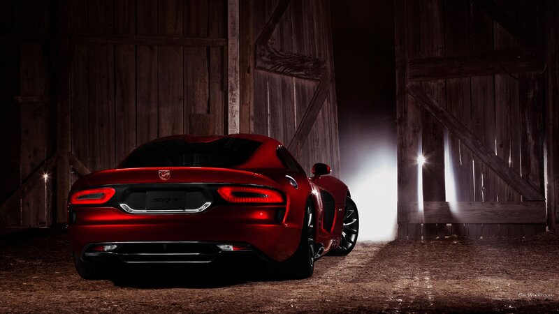Red Sports Car — Dramatic, Night, Photograph, Barn