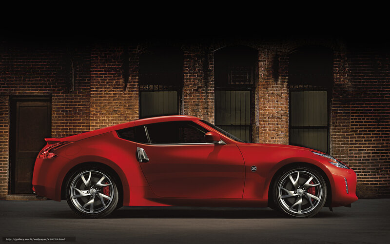 Red Sports Car — Dramatic, Night, Photograph, Brick Wall