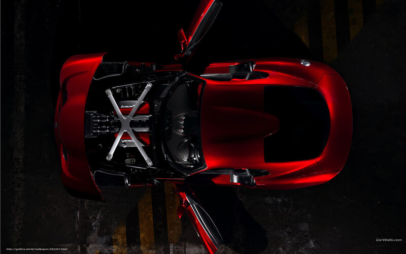 Red Sports Car — Dramatic, Night, Photograph, Engine