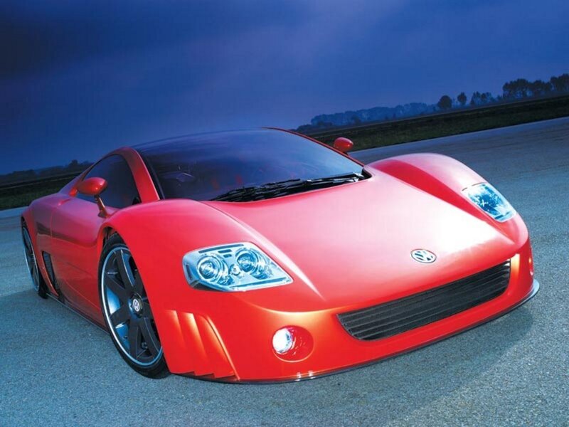 Red Sports Car — Dramatic, Night, Photograph