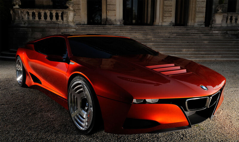 Red Sports Car — Dramatic, Night