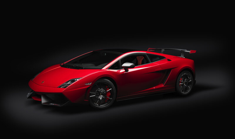 Red Sports Car — Dramatic, Photograph, Black Wheels