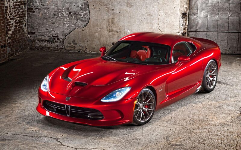 Red Sports Car — Dramatic, Photograph, Brick Wall