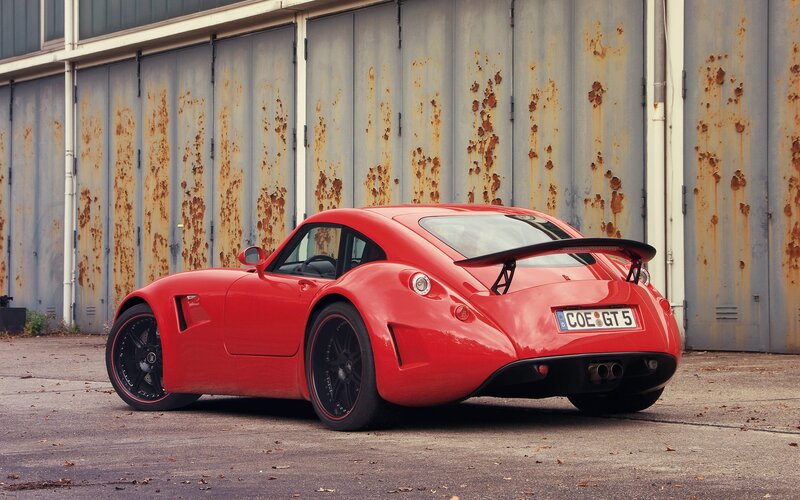 Red Sports Car — Dramatic, Photograph, Building, Tire