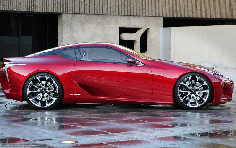 Red Sports Car — Dramatic, Photograph, Building, Wet Pavement, Black