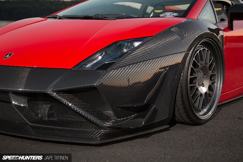 Red Sports Car — Dramatic, Photograph, Carbon Fiber, Wheel