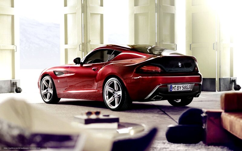 Red Sports Car — Dramatic, Photograph, Couch
