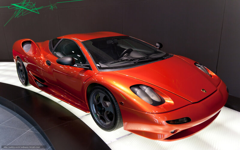 Red Sports Car — Dramatic, Photograph, Display Stand