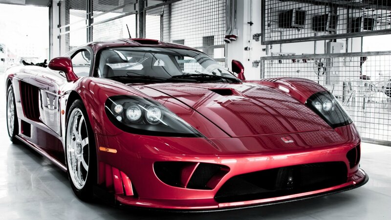 Red Sports Car — Dramatic, Photograph, Garage, Windows