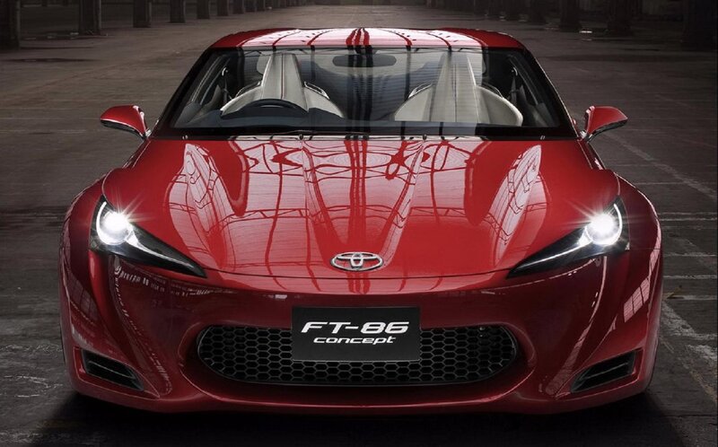 Red Sports Car — Dramatic, Photograph, Headlights, Grille