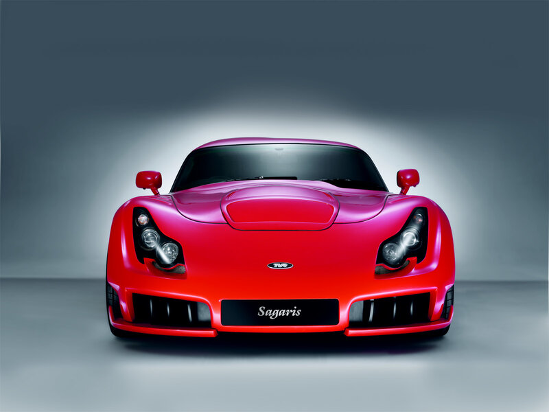 Red Sports Car — Dramatic, Photograph, Headlights, Hood