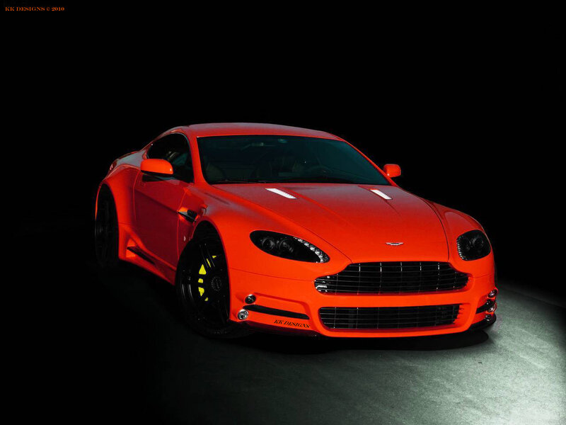 Red Sports Car — Dramatic, Photograph, Headlights