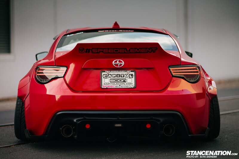 Red Sports Car — Dramatic, Photograph, License Plate, Exhaust