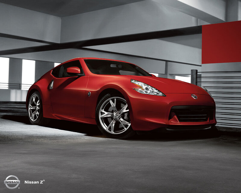 Red Sports Car — Dramatic, Photograph, Parking Garage, Light