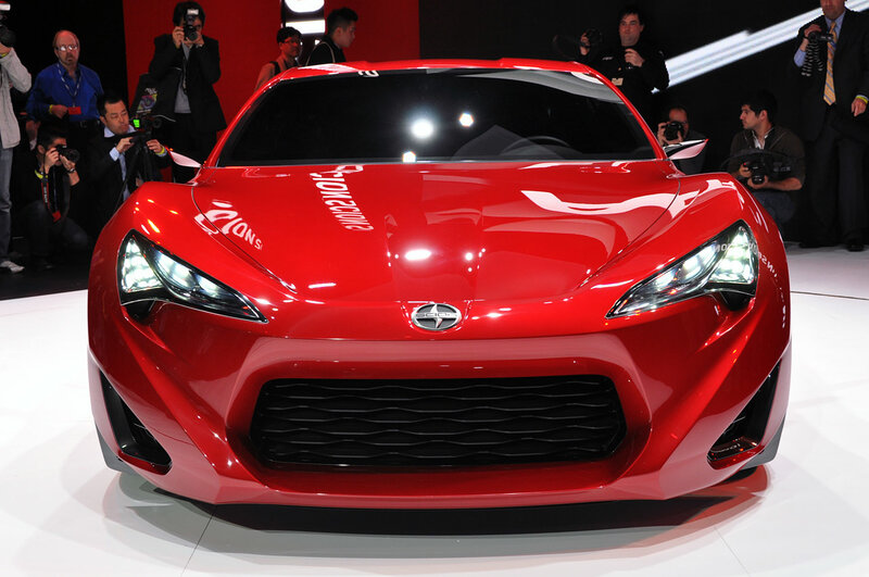 Red Sports Car — Dramatic, Photograph, People