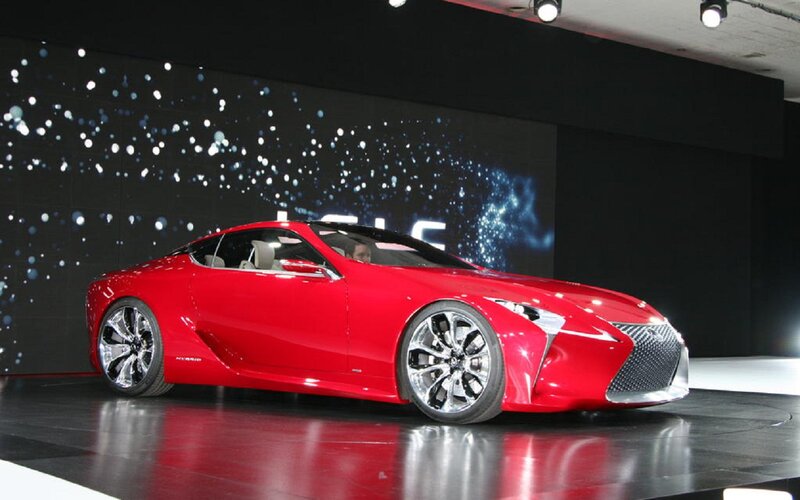 Red Sports Car — Dramatic, Photograph, Screen, Spotlights