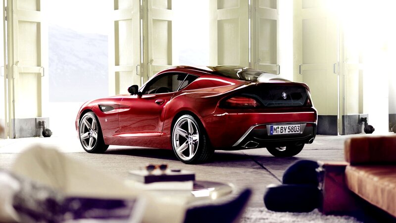 Red Sports Car — Dramatic, Photograph, Sofa