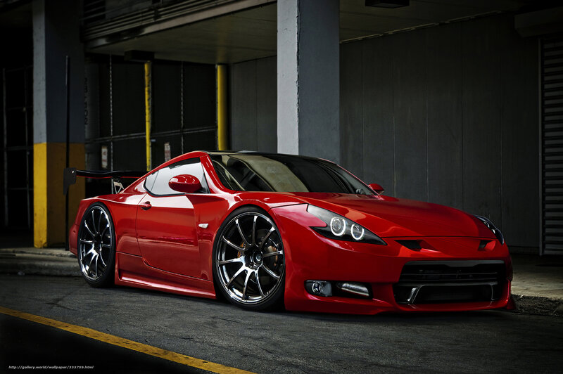 Red Sports Car — Dramatic, Photograph, Tire, Building