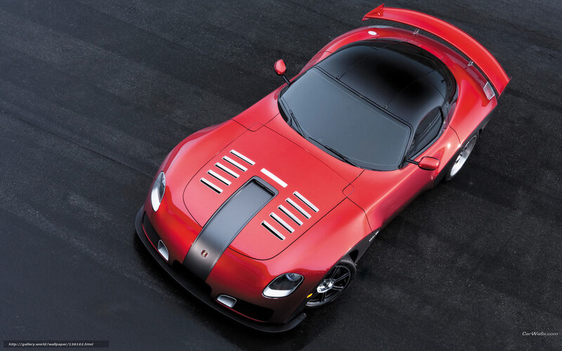 Red Sports Car — Dramatic, Photograph, Tire, Windshield