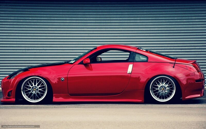 Red Sports Car — Dramatic, Photograph, Wheel, Garage Door