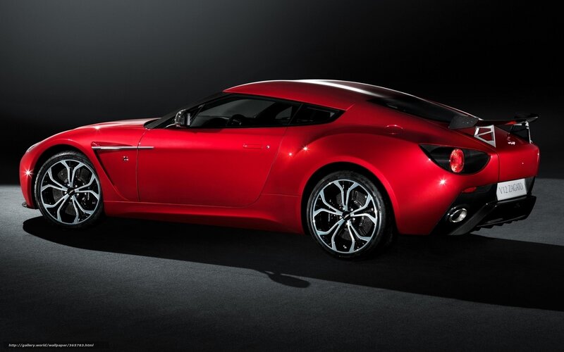 Red Sports Car — Dramatic, Photograph, Wheel, Taillight
