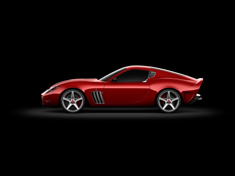 Red Sports Car — Dramatic, Photograph, Wheels, Black Background