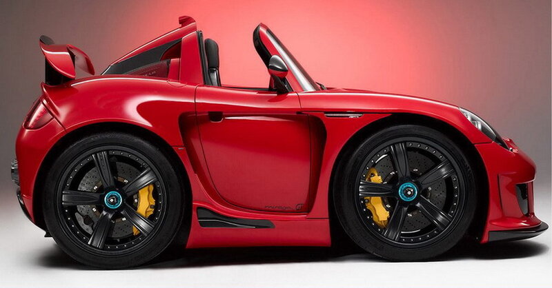 Red Sports Car — Dramatic, Photograph, Wheels, Brakes