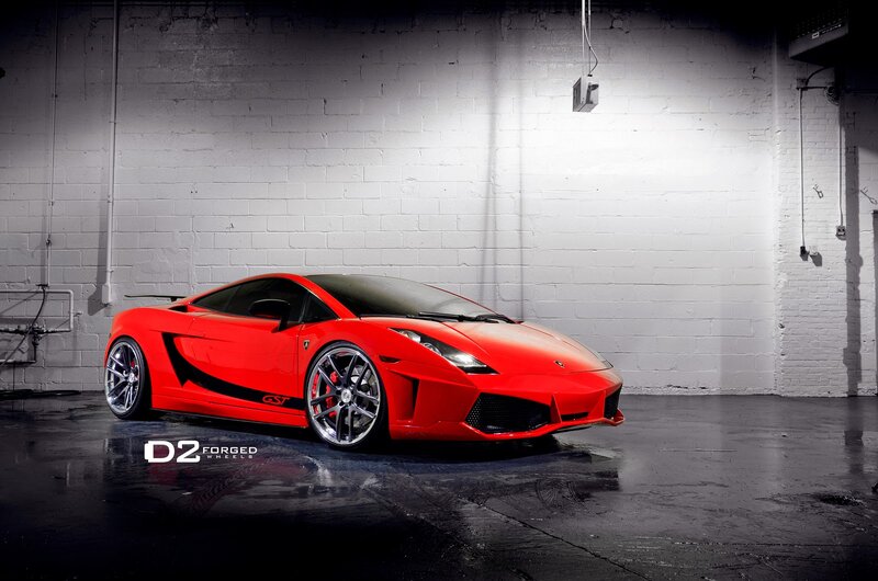 Red Sports Car — Dramatic, Photograph, Wheels, Brick Wall