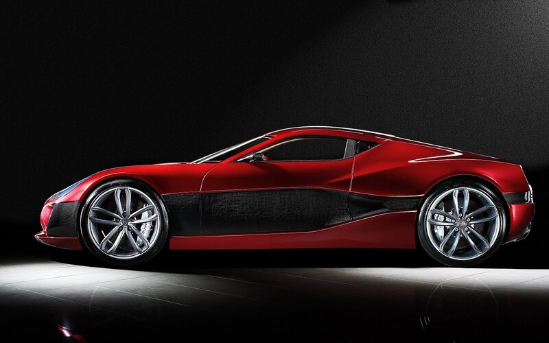 Red Sports Car — Dramatic, Photograph, Wheels, Carbon Fiber