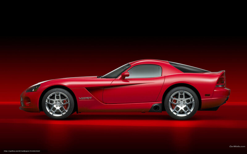 Red Sports Car — Dramatic, Photograph, Wheels, Side Profile
