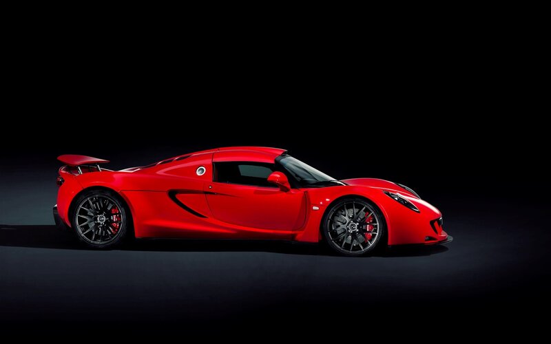 Red Sports Car — Dramatic, Photograph, Wheels, Tail Fin