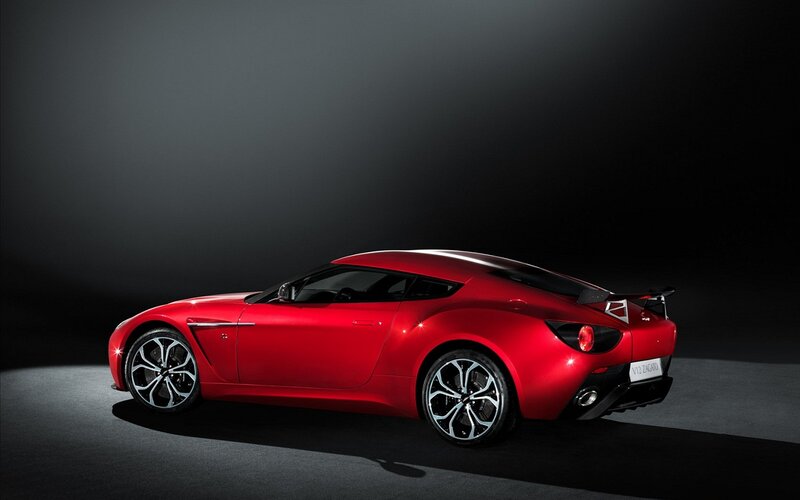 Red Sports Car — Dramatic, Photograph, Wheels, Taillight