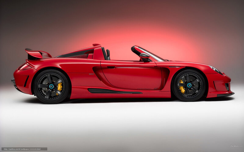 Red Sports Car — Dramatic, Photograph, Wheels, Targa Top