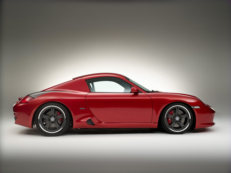 Red Sports Car — Dramatic, Photograph, Wheels, Windows, Tail Light, Black
