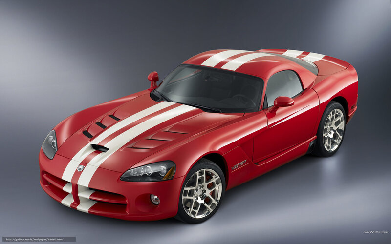 Red Sports Car — Dramatic, Photograph, White Stripes, Silver Wheels, Black Windows