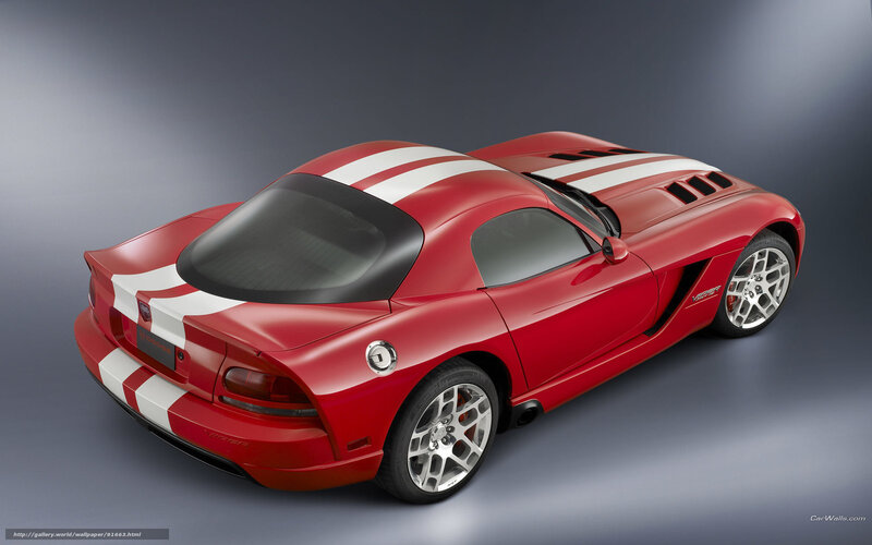 Red Sports Car — Dramatic, Photograph, White Stripes, Silver Wheels, Rear Window