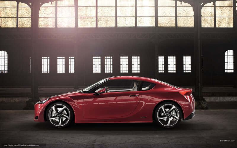 Red Sports Car — Dramatic, Photograph, Windows, Building