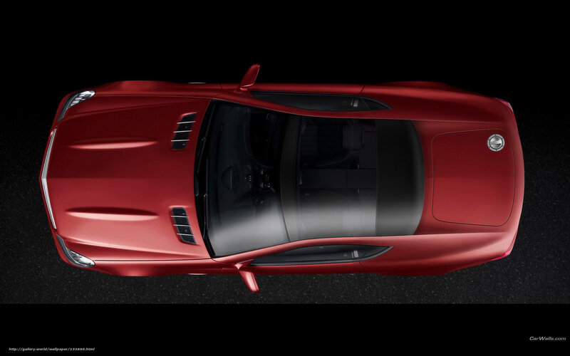 Red Sports Car — Dramatic, Photograph, Windshield, Hood