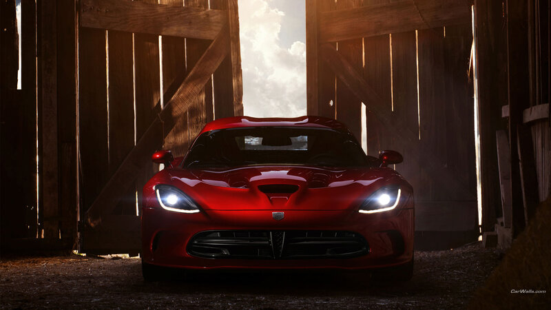 Red Sports Car — Dramatic, Sunset, Photograph, Barn, Sunlight