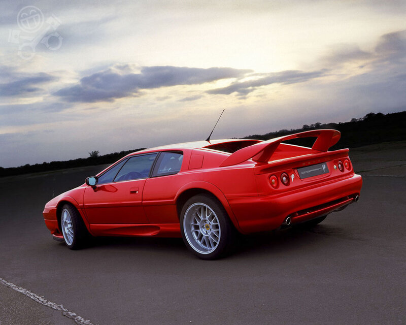Red Sports Car — Dramatic, Sunset, Photograph, Sky