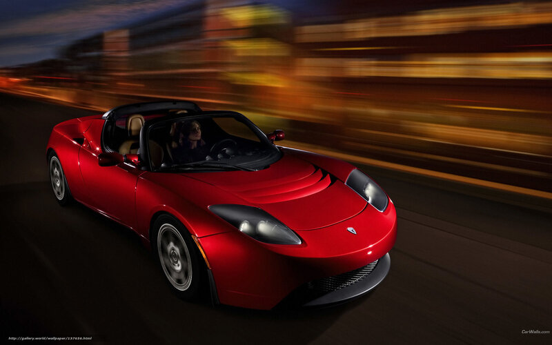 Red Sports Car Driving — Dynamic