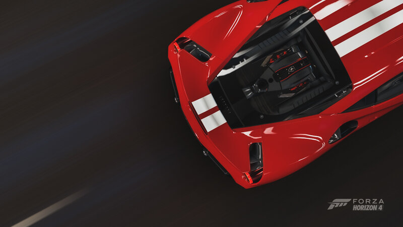 Red Sports Car — Dynamic, 3d Render, White Stripes