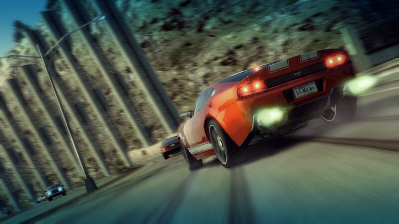 Red Sports Car — Dynamic, Afternoon, 3d Render, Road, Mountain