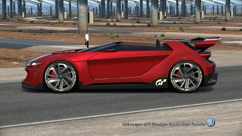Red Sports Car — Dynamic, Afternoon, 3d Render, Road, Solar Panels